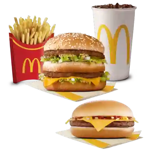Mccombo Grande Bigmac + Hamburguesa Con Queso