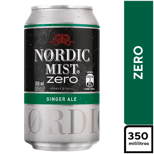 Nordic Zero Ginger Ale Lata 350ml