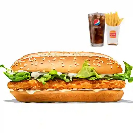 Combo King De Pollo Doble Vegetal