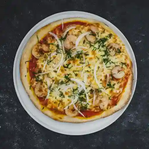 Pizza Camaron/cebolla