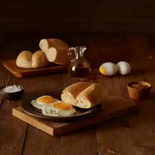 Desayuno Huevos Planchados