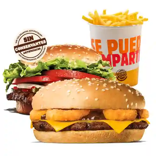 Sándwich Whopper Más Rodeo King + Balde