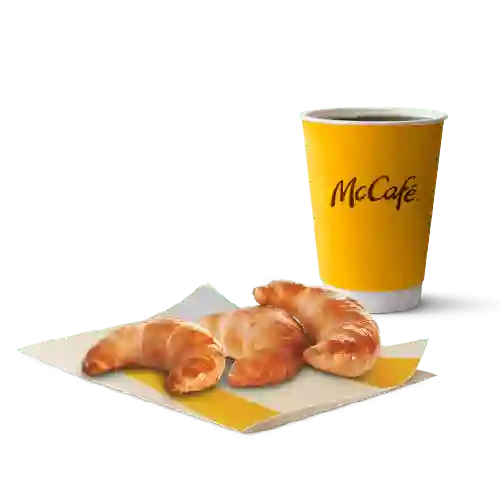3 Medialuna + Café Mediano