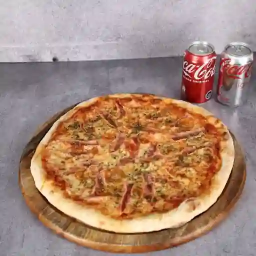 Combo Pizza + 2 Bebidas En Lata