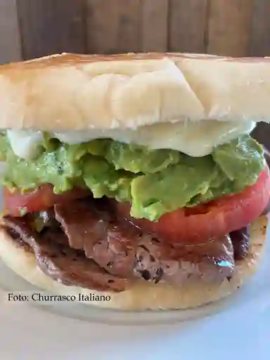 Sandwich Churrasco (Foto Referencial)