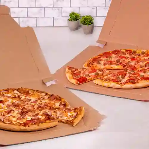 2 Pizzas Familiares 3 Ingredientes