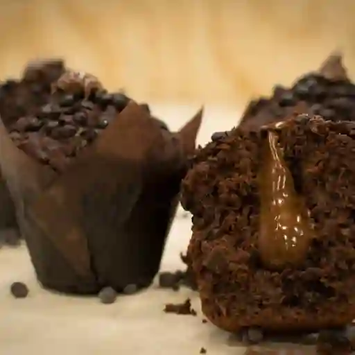 Muffin Relleno Triple Chocolate