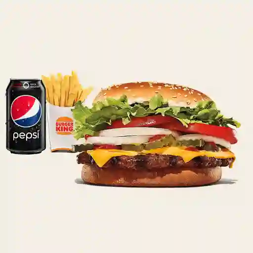 Combo Whopper Con Queso