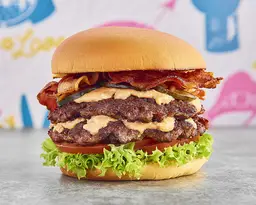 Sorry Sticky Bacon Burger Doble