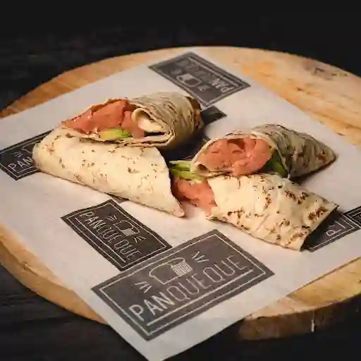 Panqueque Salmon Ahumado