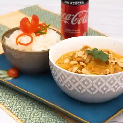 Curry Am. Pollo + Bebida - Individual