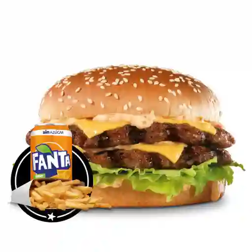 Combo Big Carl Chargrilled Burger