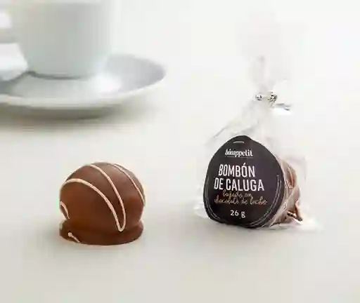 Bombón De Caluga Bañado Con Chocolate De Leche, Bonappetit Dulc
