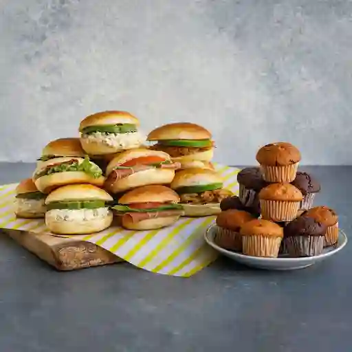 Pack Tapaditos Brioche Premium + Mini Muffins