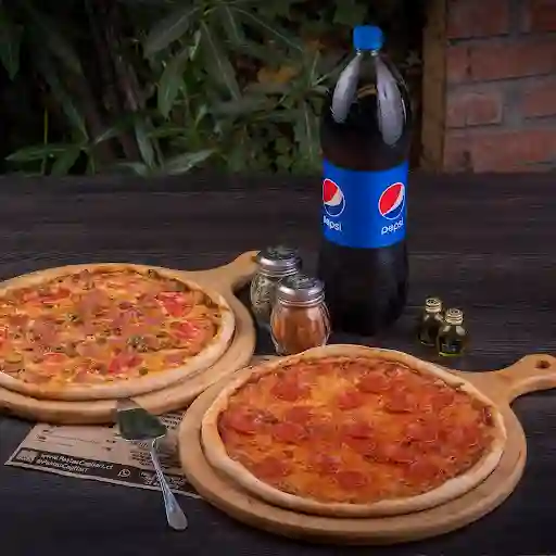 Promo 2 Pizzas Familiares