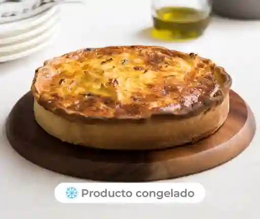 Quiche De Pollo Champiñón Cebolla En Masa Quebrada, 3 A 4 Porci