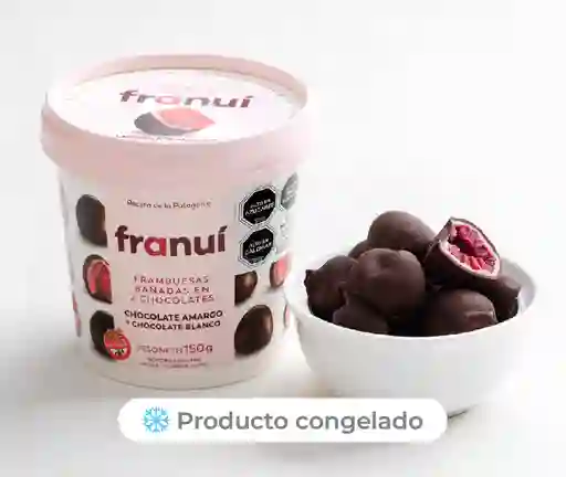 Frambuesas Cubiertas En Chocolate Amargo Franui, 150 G