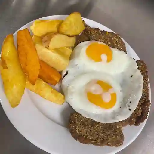 Milanesa A Caballo