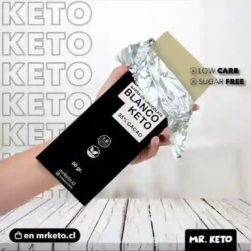 Chocolate Blanco En Barra Keto