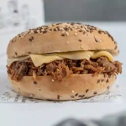 Bagel Pulled Pork Cheese