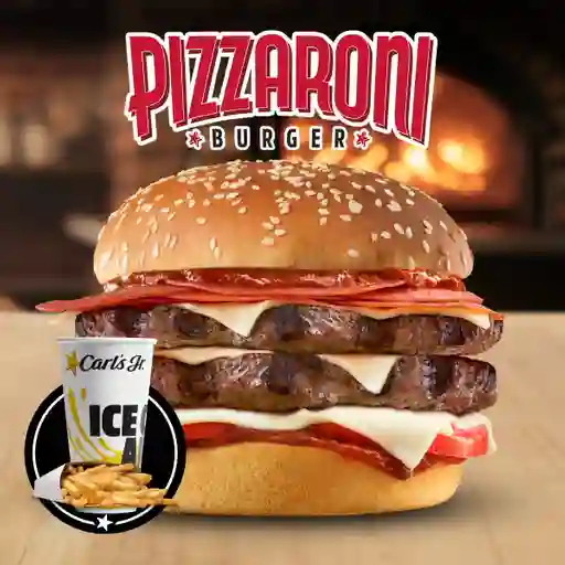 Combo Pizzaroni Double Burger
