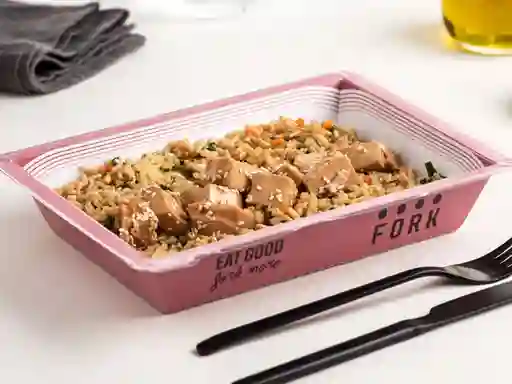 Chaufán Integral De Pollo Teriyaki