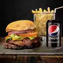 Classic Burger Doble + Fries+bebida