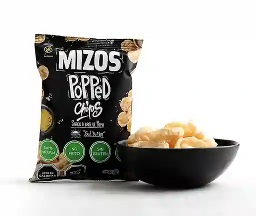 Popped Chips Con Sal De Mar Mizos, 20 G