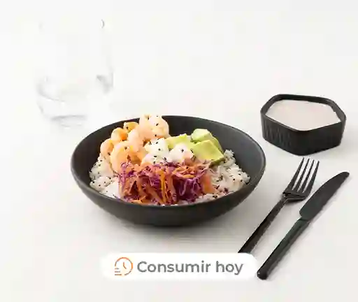 Poke Camarón Con Salsa Acevichada