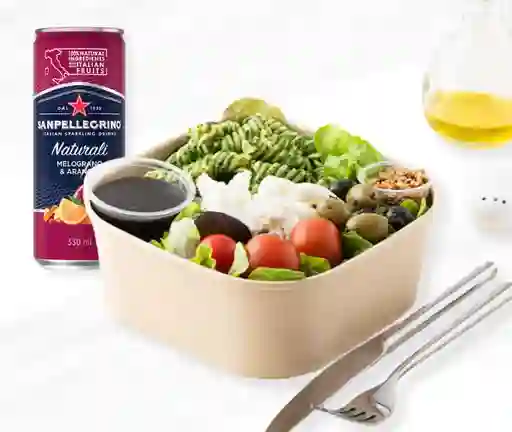 Menú Ensalada - Ensalada Y Bebida Premium