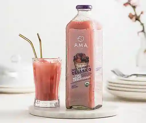 Jugo Manzana Ciruela Ama, 1 Lt