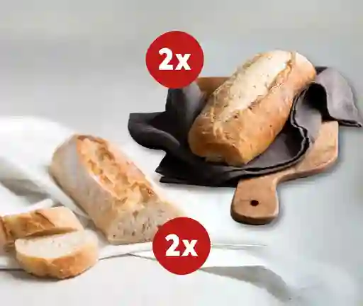 Panera Fork 2 Pan De Masa Madre + 2 Baguette