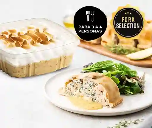 Salmón Wellington Y Postre Familiar A Elección Menú Para 4 Personas