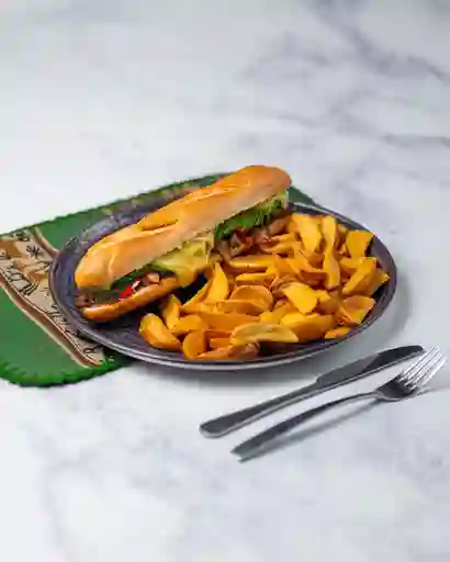 Sanguche Lomo Saltado