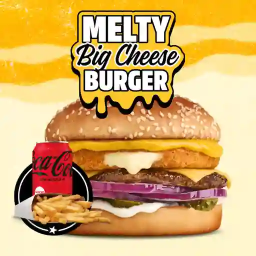 Combo Melty Big Cheese Burger Regular