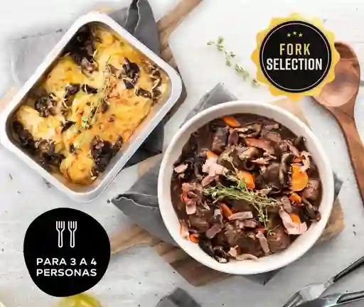 Beef Bourguignon Con Gratín De Papas Menú Para 4 Personas