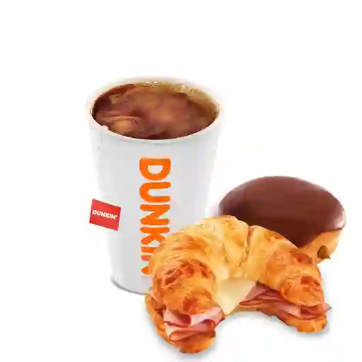 Té Latte M + Sándwich + Donut.