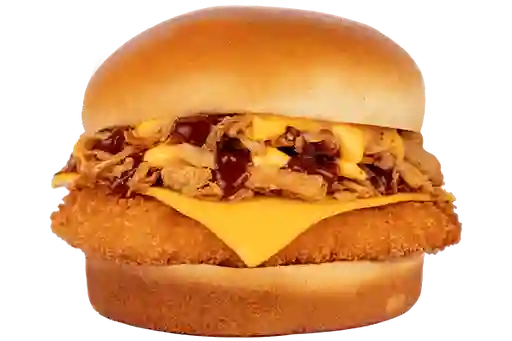 Sándwich Crispy Pollo Cheddar Bbq