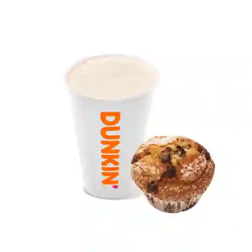 Hot Chocolate Blanco M + Muffin.