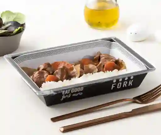 Carne Al Jugo Con Arroz