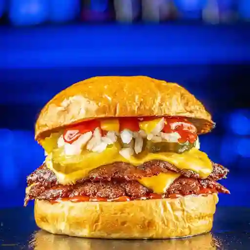 Cuarto De Libra Con Queso + papas