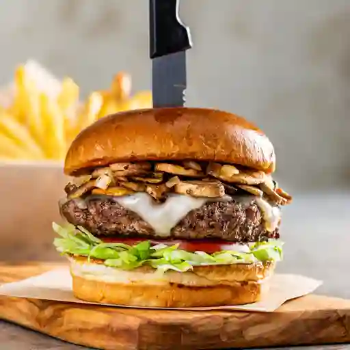 Big Mushroom Cheese Burger