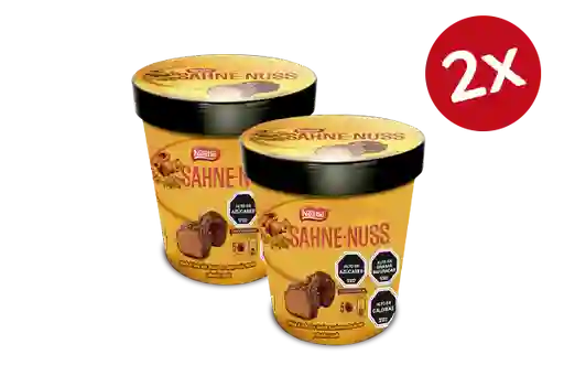 2x Helado Chomp Sahne Nuss 225ml