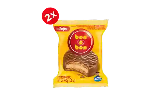 2x Alfajor Bon O Bon 40g Var.