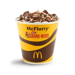 Mcflurry Sahne Nuss Con Salsa De Chocolate