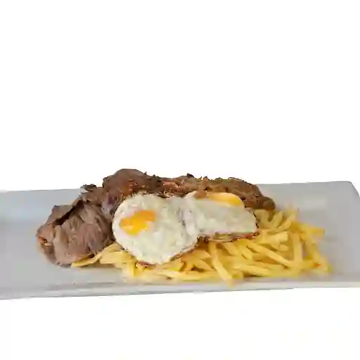 Churrasco A Lo Pobre Al Plato + Bebida