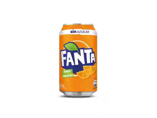 Fanta Sin Azucar Lata 350cc