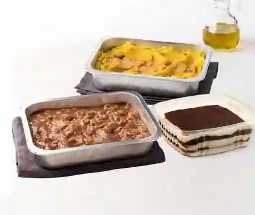 Pastelera De Choclo, Carne Mechada Y Postre A Elección Menú Para 3 A 4 Personas