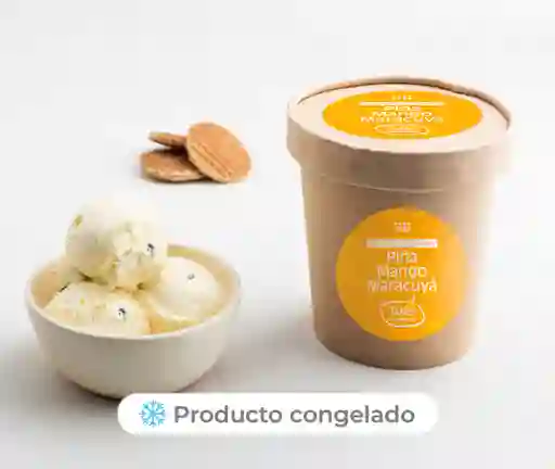 Helado Piña Mango Maracuyá Fork By El Taller, 475 Ml