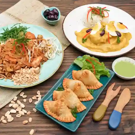 Menú Sabores Del Mundo - Pareja